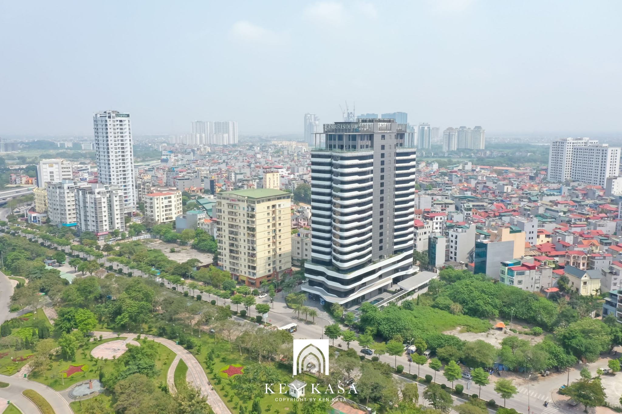 tổng thể công trình Fraser Residence Hanoi